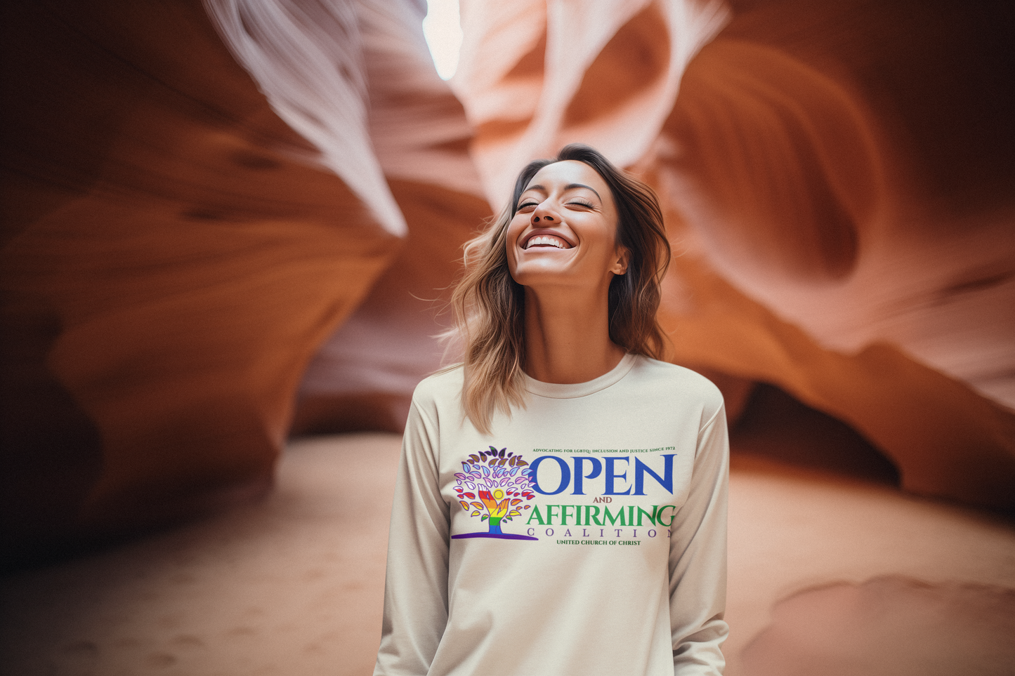 ONA Logo Long Sleeve T-shirt (Natural)