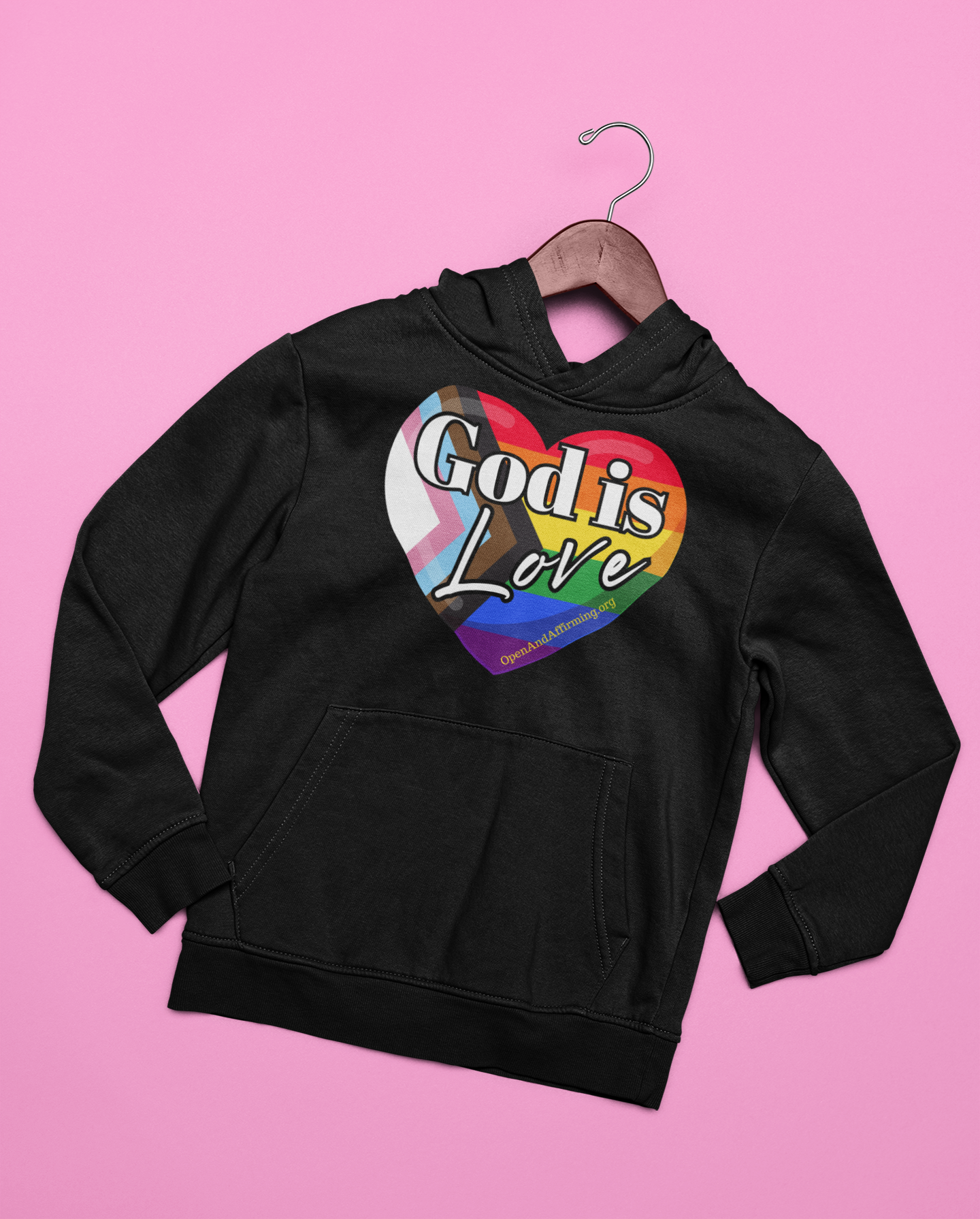 ONA God is Love Hoodie (Black)