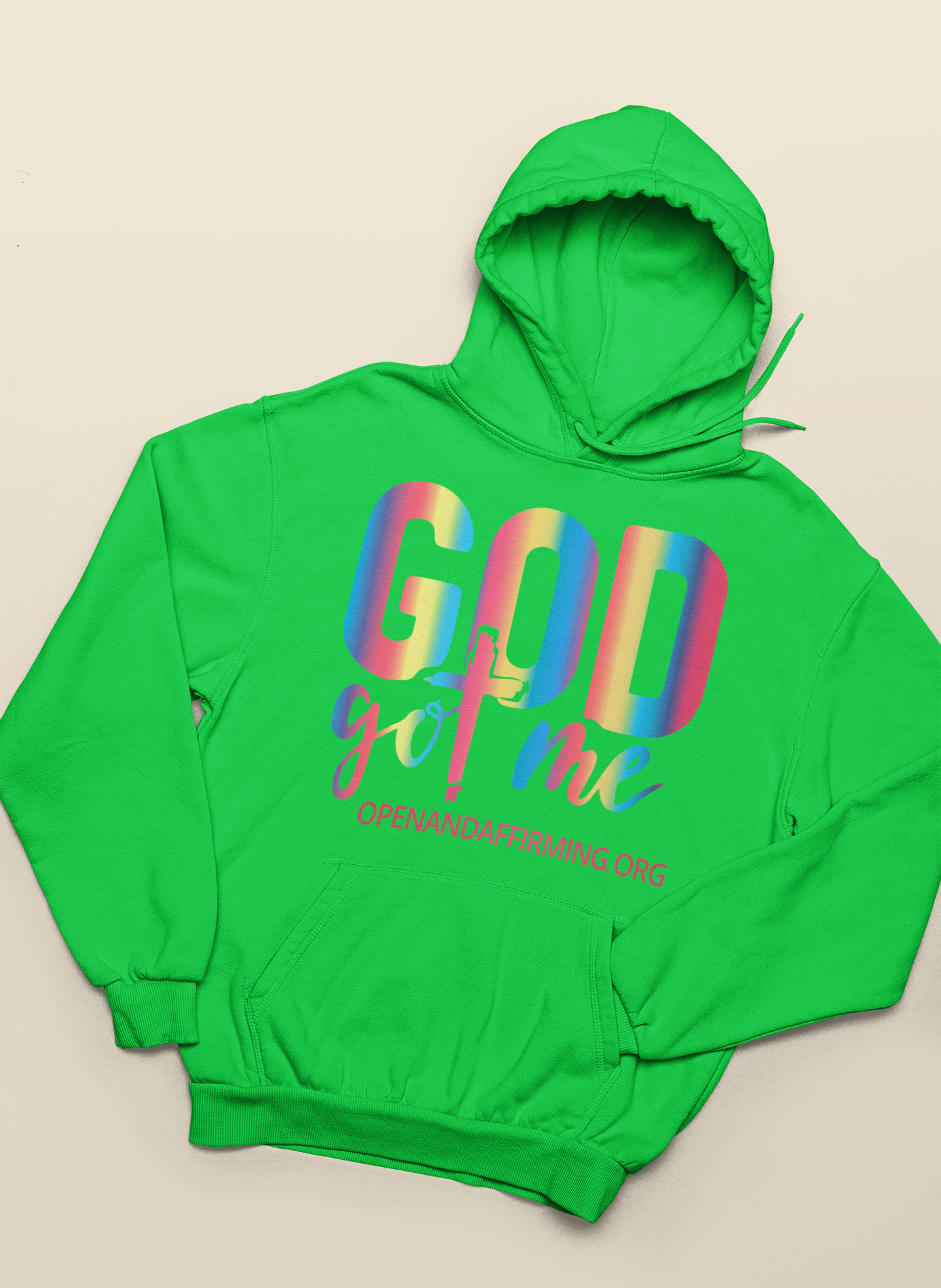 ONA God Got Me Hoodie (Green)