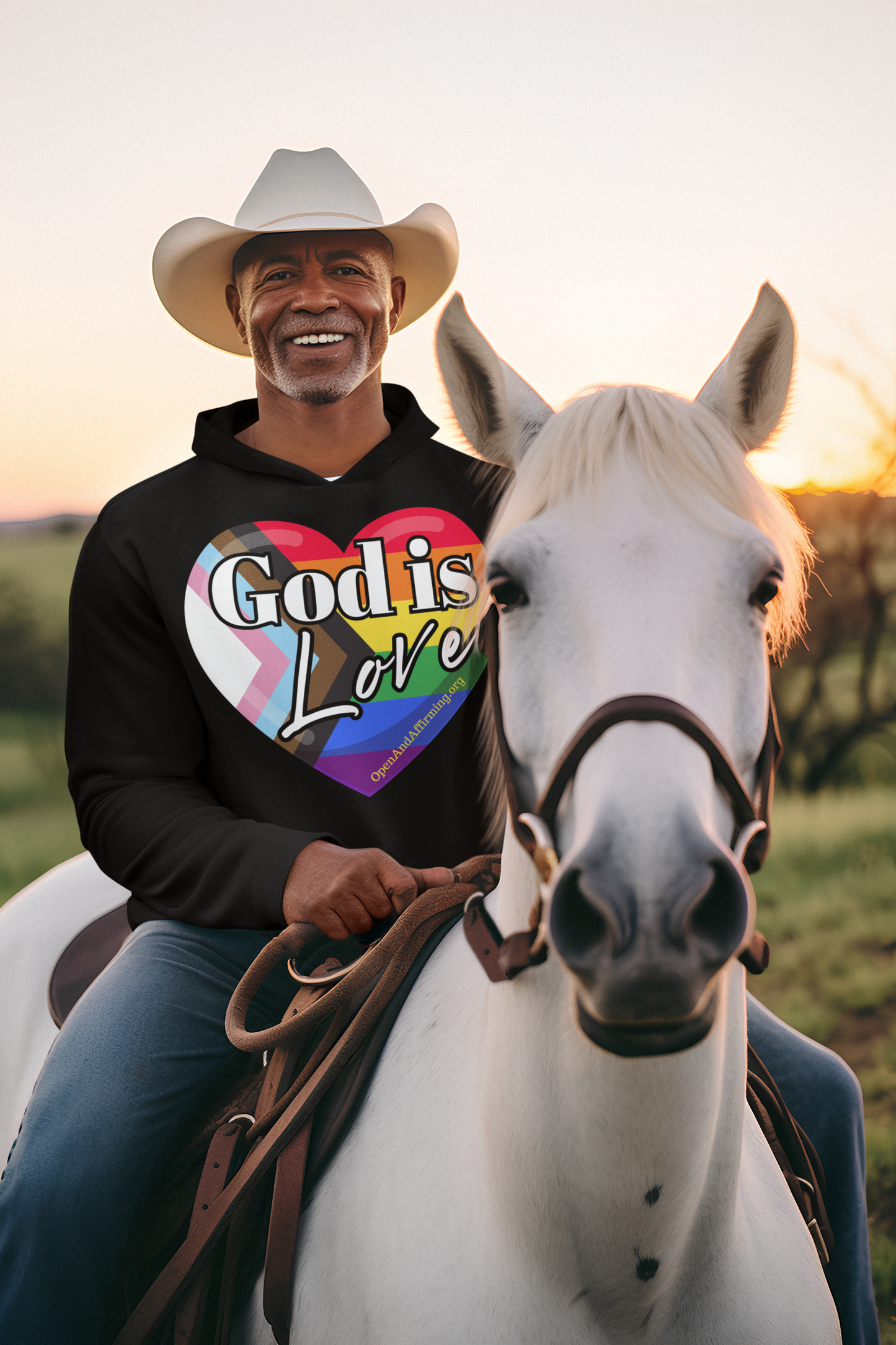 ONA God is Love Hoodie (Black)