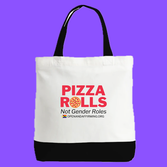 Pizza Rolls not Gender Rolls Graphic Tote Bag