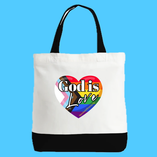 God is Love Logo Tote Bag