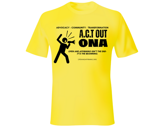 A.C.T Out Yellow T-shirt