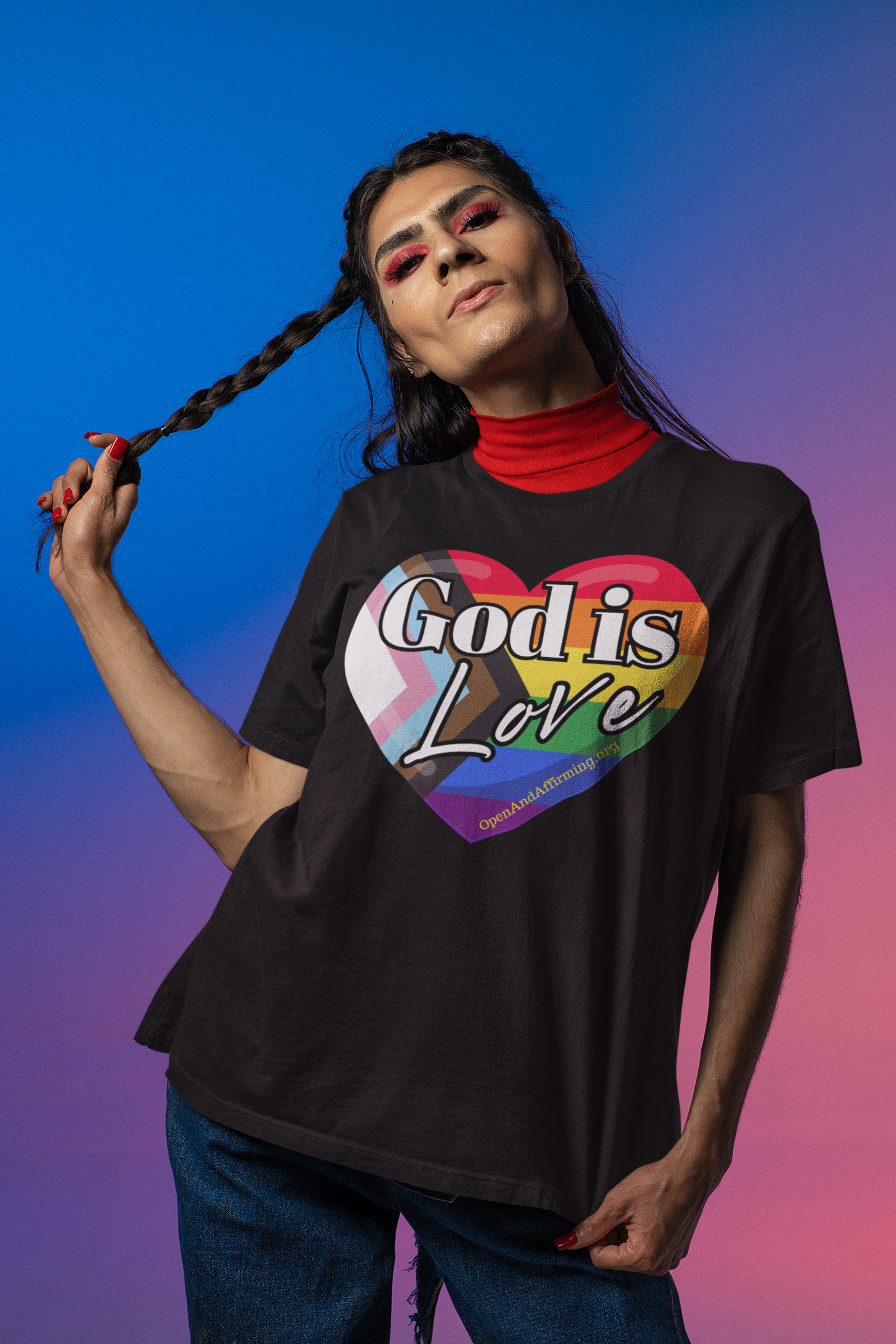 ONA God is Love T-shirt (Black)