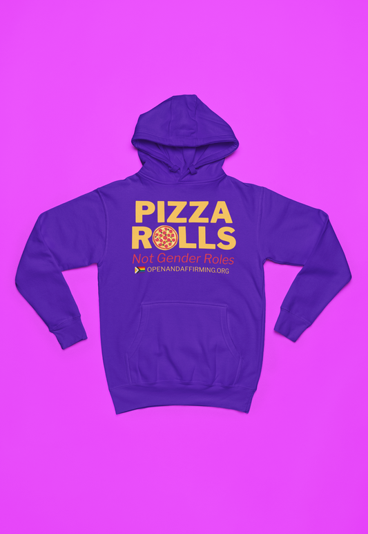 ONA Pizza Rolls not Gender Roles Hoodie (Purple)